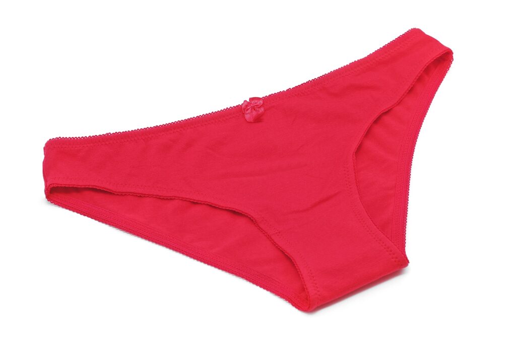 culotte menstruelle rouge