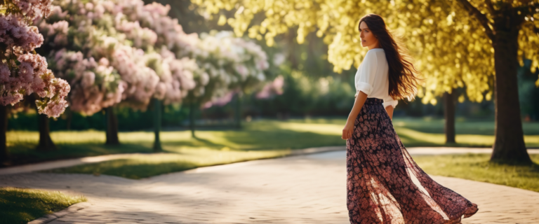 Jupe bohémienne longue : styles tendance 2026